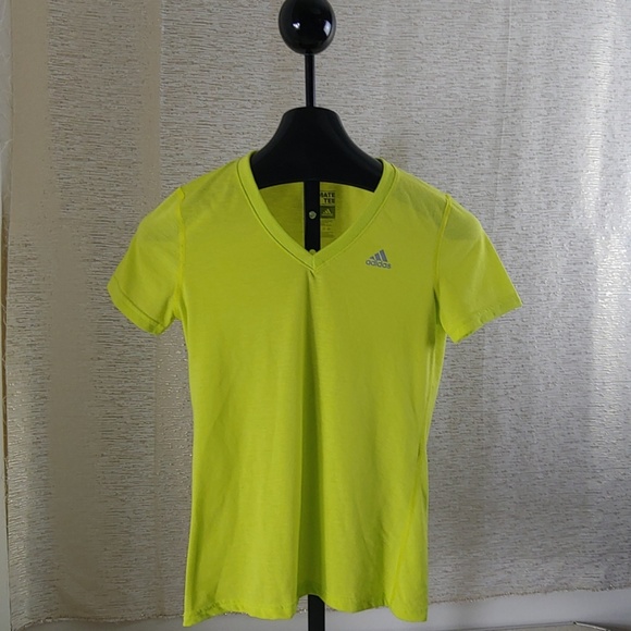 lime green adidas top